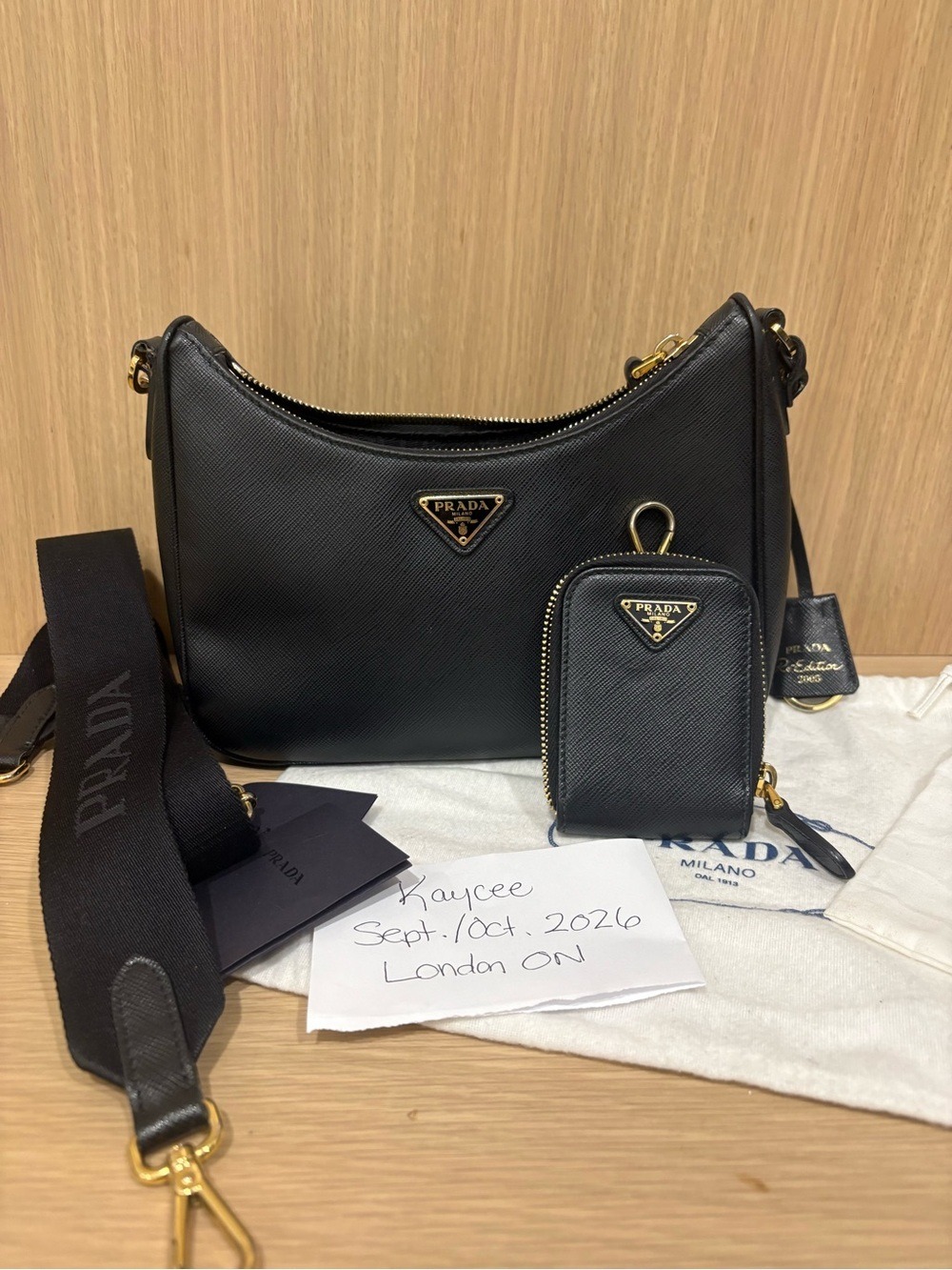 Prada Re Edition Saffiano Leather Crossbody Bag